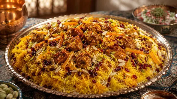 قیمه نثار قزوین نذری ماه محرم + فیلم