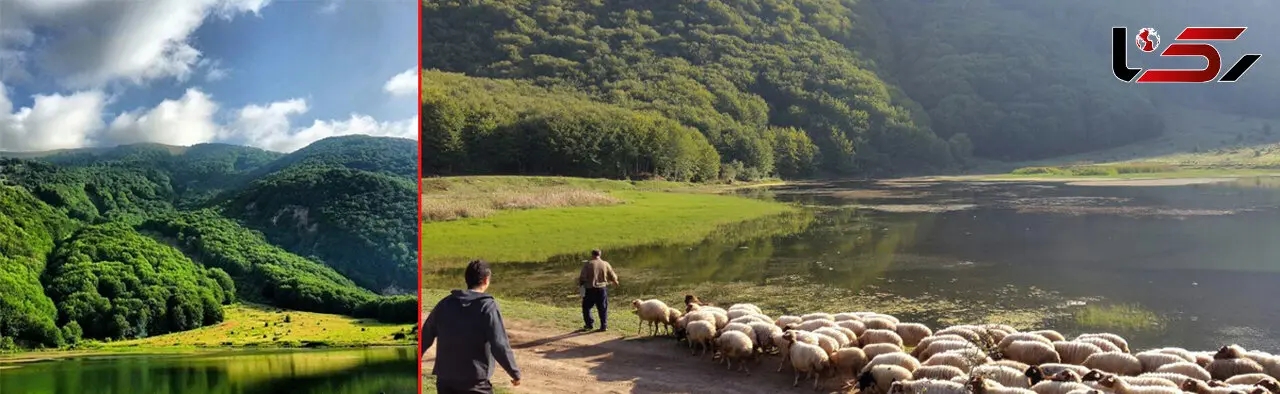 دریاچه ای رویایی در رودبار 