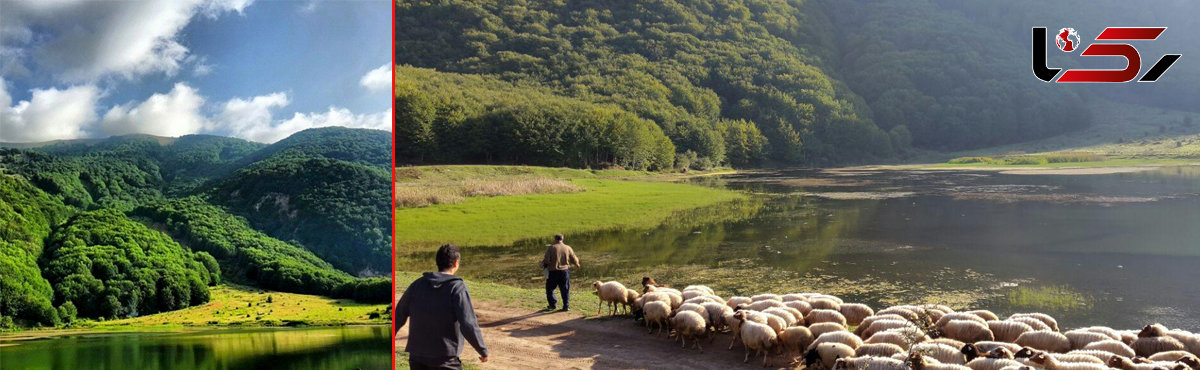 دریاچه ای رویایی در رودبار 