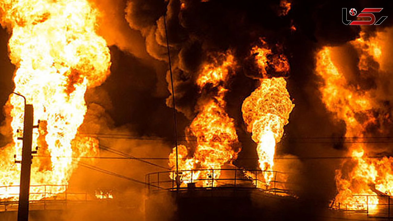 80 هزار لیتر فراورده های نفتی در شاهرود آتش گرفت  