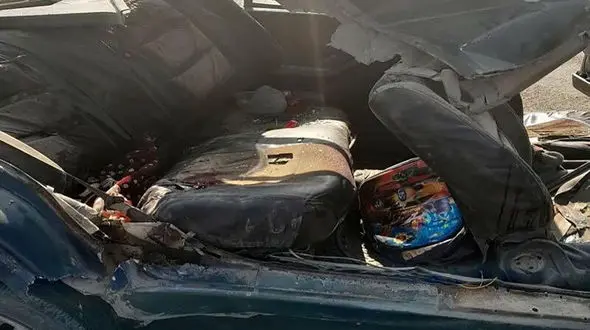 مرگ تلخ یک دانش آموز در تصادف سرویس مدرسه مشهد + عکس