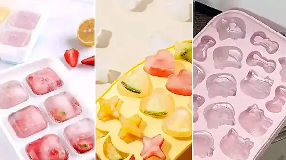 ترفند ساخت یخ‌ های خاص و خوشگل با قالب مدل‌ دار یخ