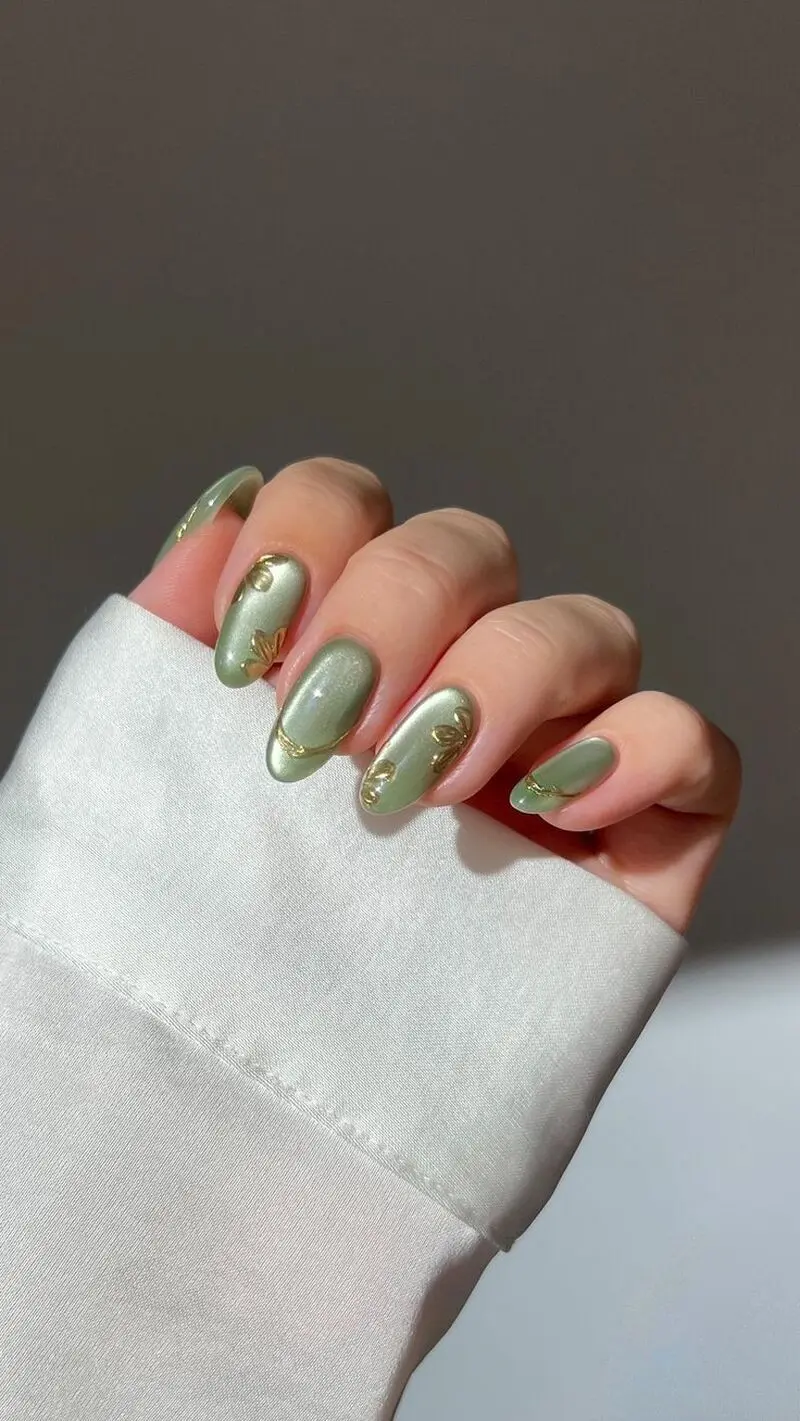 لاک ناخن ژل آیس سبز