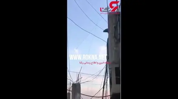 شلیک‌ موشک‌های نیروهای مقاومت به سرزمین‌های اشغالی +فیلم 