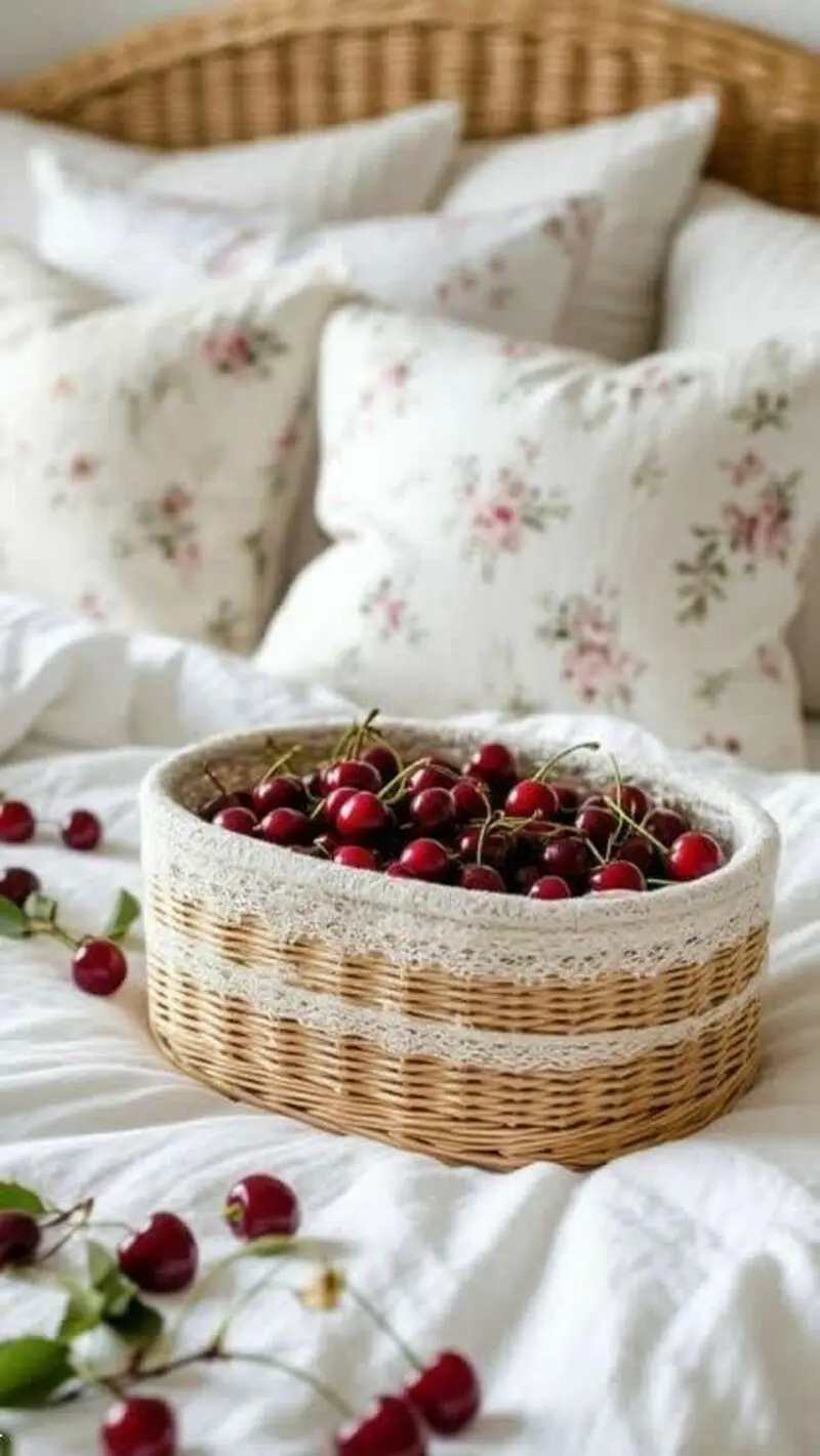 مدل  های سبد حصیری برای میوه