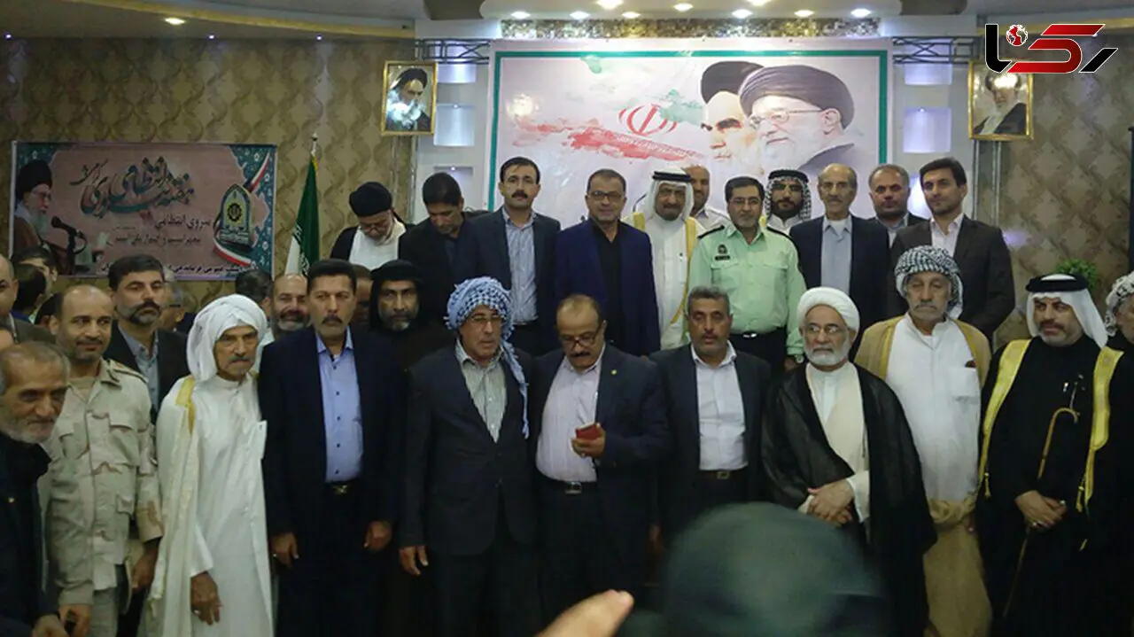 جلسه تعاملی فرمانده انتظامی شهرستان آبادان باشیوخ عرب