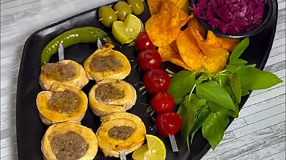 کباب رولت تابه ای + فیلم