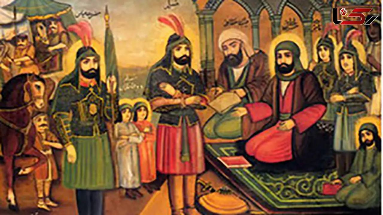  انتخاب رنگ‌های سبز و قرمز در نقاشی لباس امامان حسن و حسین(ع) چه رازی دارد!؟
