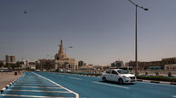 رونمایی از خیابان آبی در قطر/ راهکاری برای کاهش دما + عکس