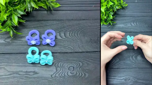 کاردستی دخترانه با کش حوله ای + فیلم