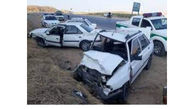 سانحه رانندگی در اسکو ۱۱ مصدوم برجای گذاشت 