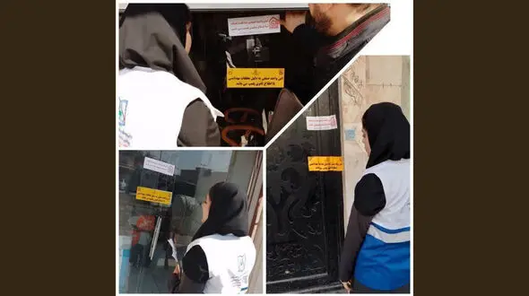 پلمب 3 صنف متخلف به علت عدم رعایت موازین بهداشتی در آبادان 