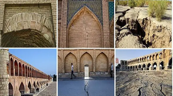 هشدار جدی وزیر میراث فرهنگی نسبت به تهدید آثار تاریخی با فرونشست!