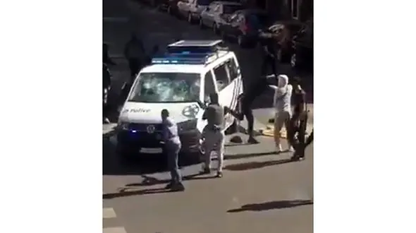 جدال خونین پس از کشته شدن جوان فراری از قرنطینه + فیلم / بلژیک