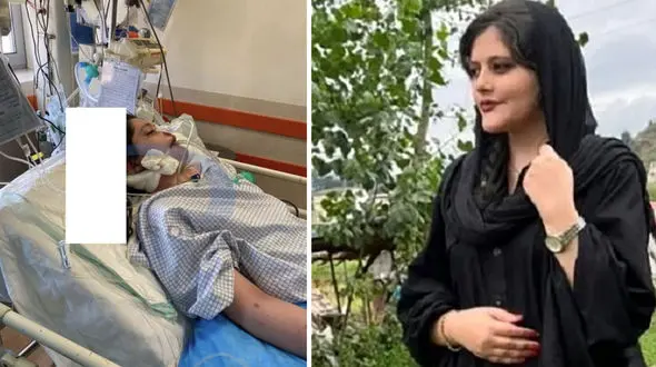 اولین عکس لحظه اعلام خبر درگذشت مهسا امینی / کمر مادرش شکست 