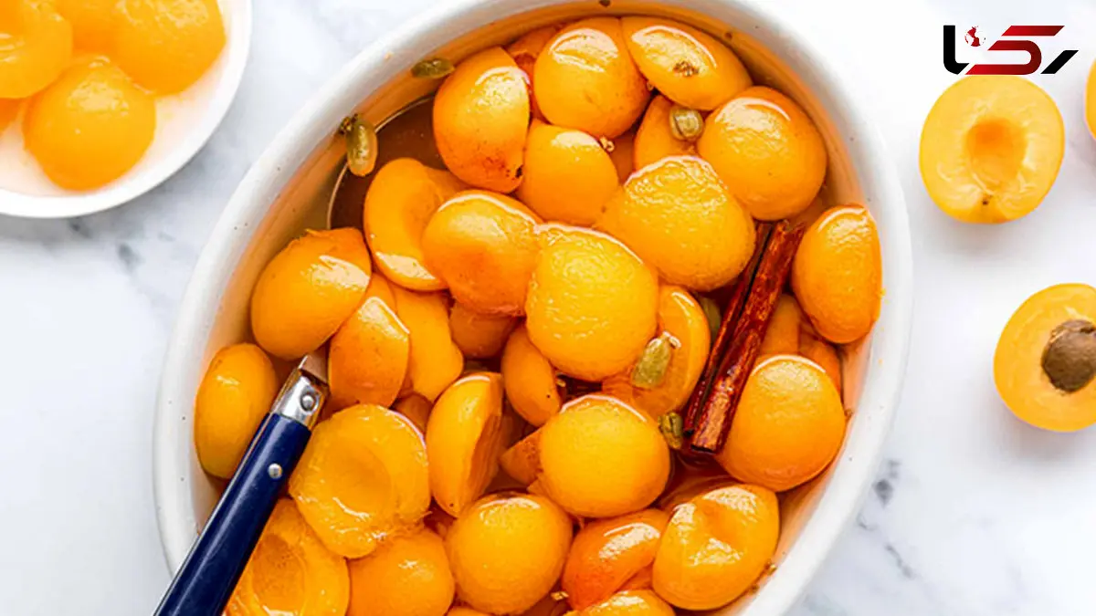 فیلم طرز تهیه کمپوت زردآلو / کمپوت زردآلو خوشمزه و خانگی 