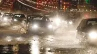 بارش شدید باران در شهر سیرکان + فیلم