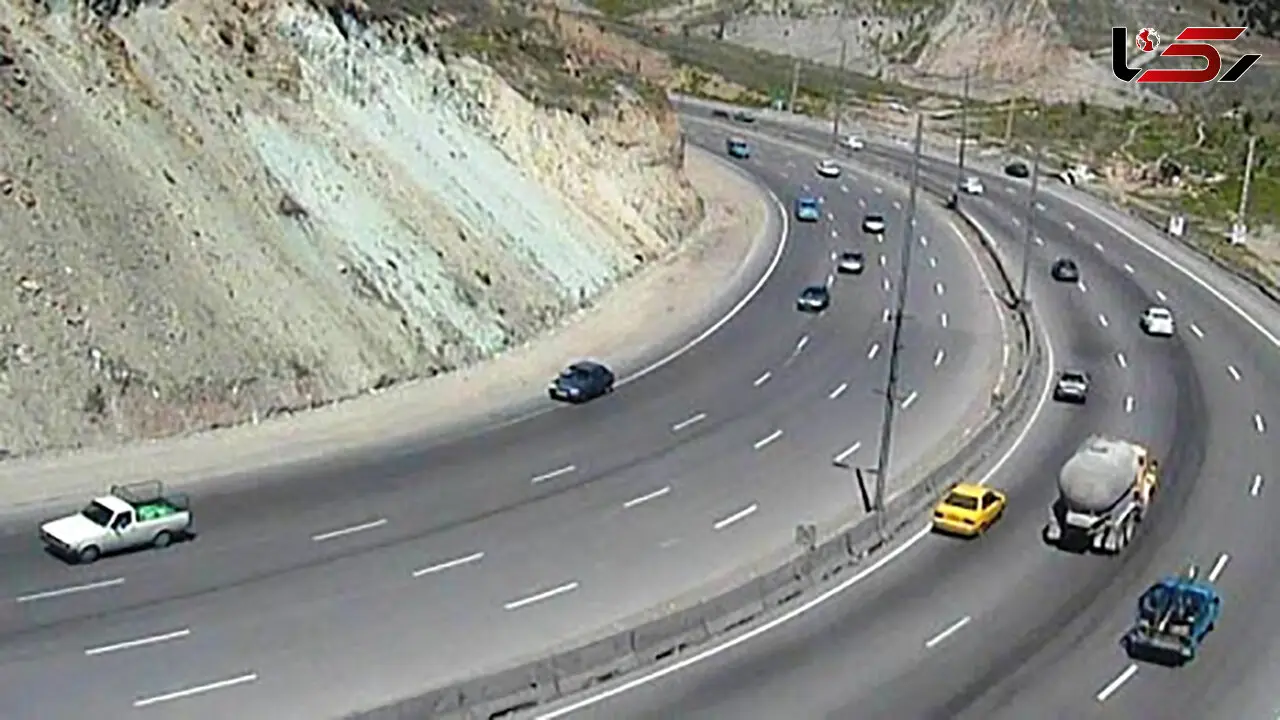 تردد روان در جاده چالوس و هراز /  مسدودیت برخی محورهای لرستان و خوزستان
