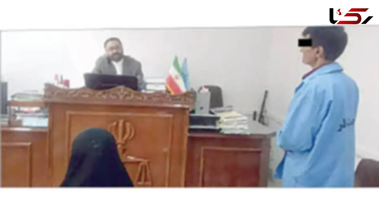 مرد نقاش ارتباط زن با یک مرد غریبه را فهیمد و ندانسته سناریو یک جنایت را نوشت + عکس زن و مرد در دادگاه