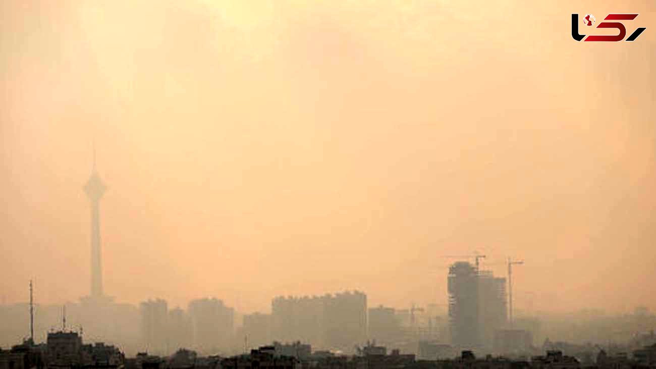 آلودگی هوای تهران مجددا ناسالم برای گروه های حساس 