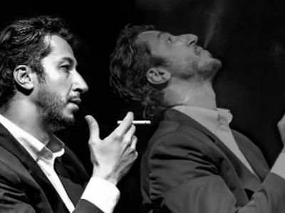 فیلم / حمزه صالحی نویسنده فیلم مرد عینکی: بهرام افشاری سیگار نمیکشه خیلی ... بسیار ... / آدم عجیبیه مخ بهرامو نمیشه زد ...