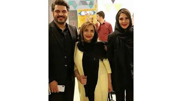 عکس خانوادگی سام درخشانی