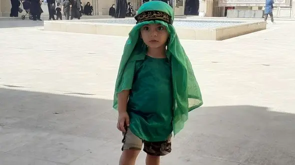 مراسم شیرخوارگان در امامزاده حسین (ع) برگزارشد