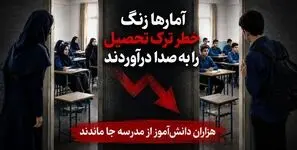۱۵ هزار دانش‌آموز استثنایی از تحصیل بازماندند/ ۷۰ دانش‌آموز یک مدرسه ۴۰۰ نفره در تهران ترک تحصیل کردند/ثبت نام صدها کودک پایه اول ابتدای در هاله ابهام/ ترک تحصیل در پایه‌های هفتم و هشتم افزایش یافت