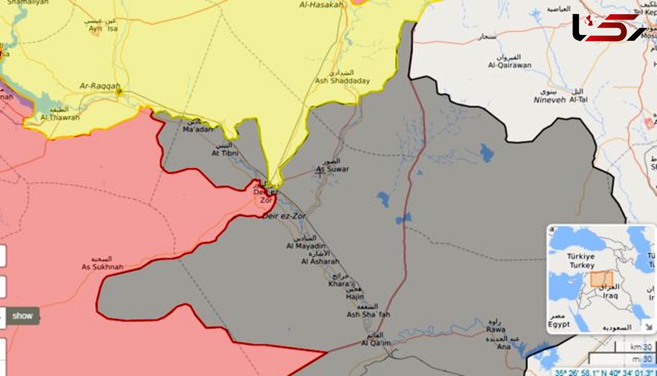 گسترش کمربند امنیتی اطراف فرودگاه دیرالزور با ادامه پیشروی ارتش سوریه