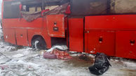 واژگونی اتوبوس در شاهین‌دژ / یک کشته و 4 زخمی + عکس
