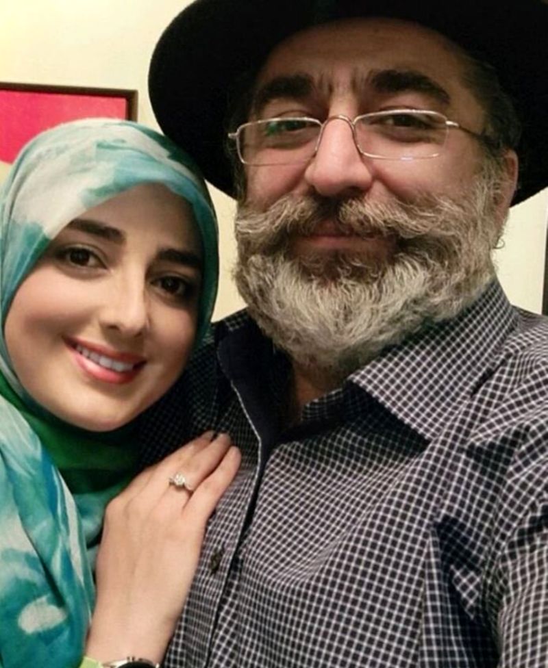  ستاره سادات قطبی و همسرش