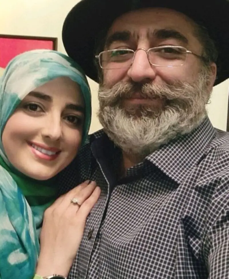  ستاره سادات قطبی و همسرش