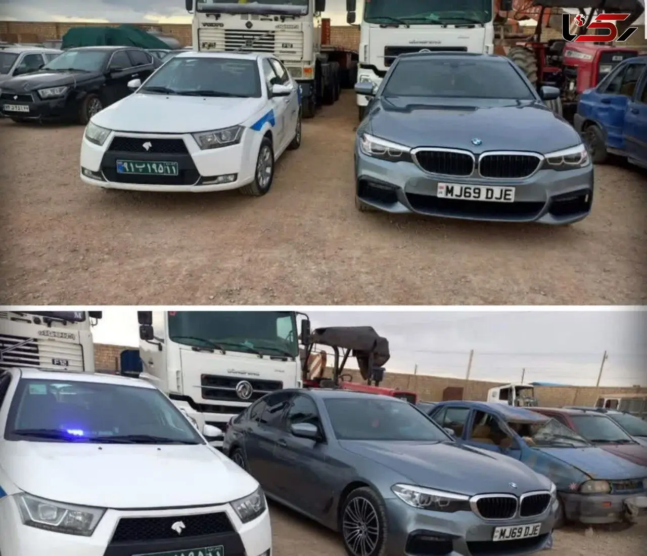 سرعت مرگبار خودرو بی ام دبلیو در برخوار اصفهان/ باور نمی‌کنید!