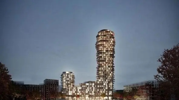 این برج 30 طبقه مسکونی سمبل مدرنیته استکهلم