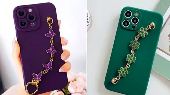 قاب گوشی زنجیردار؛ وقتی تکنولوژی و مد ملاقات می‌ کنند + 15 طراحی جذاب