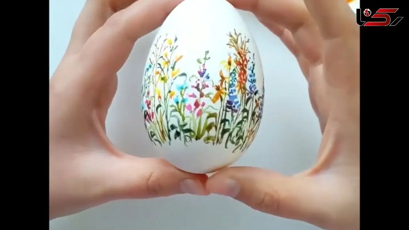 این تخم مرغ ناگهان گلستان شد + فیلم