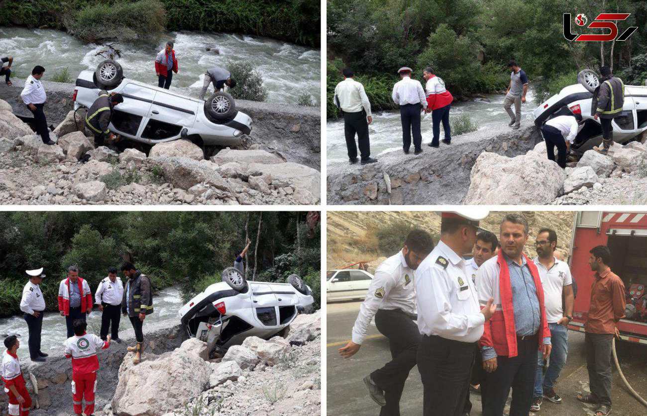 سقوط هولناک ال نود به رودخانه هراز / آب جسد پسر 19 ساله را با خود برد! + عکس 