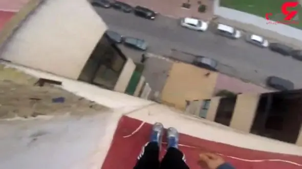 لحظات نفس گیر پرش‌های پارکوری خطرناک از روی پشت بام‌ها+فیلم