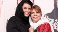 اشک های جانسوز لیلا حاتمی بر سر خانه ابدی مادرش زری خوشکام+عکس