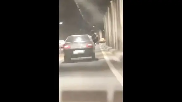 تصاویر حرکات جنون‌آمیز جوان تبریزی در چایکنار /  یک قدمی مرگ را ببینید!