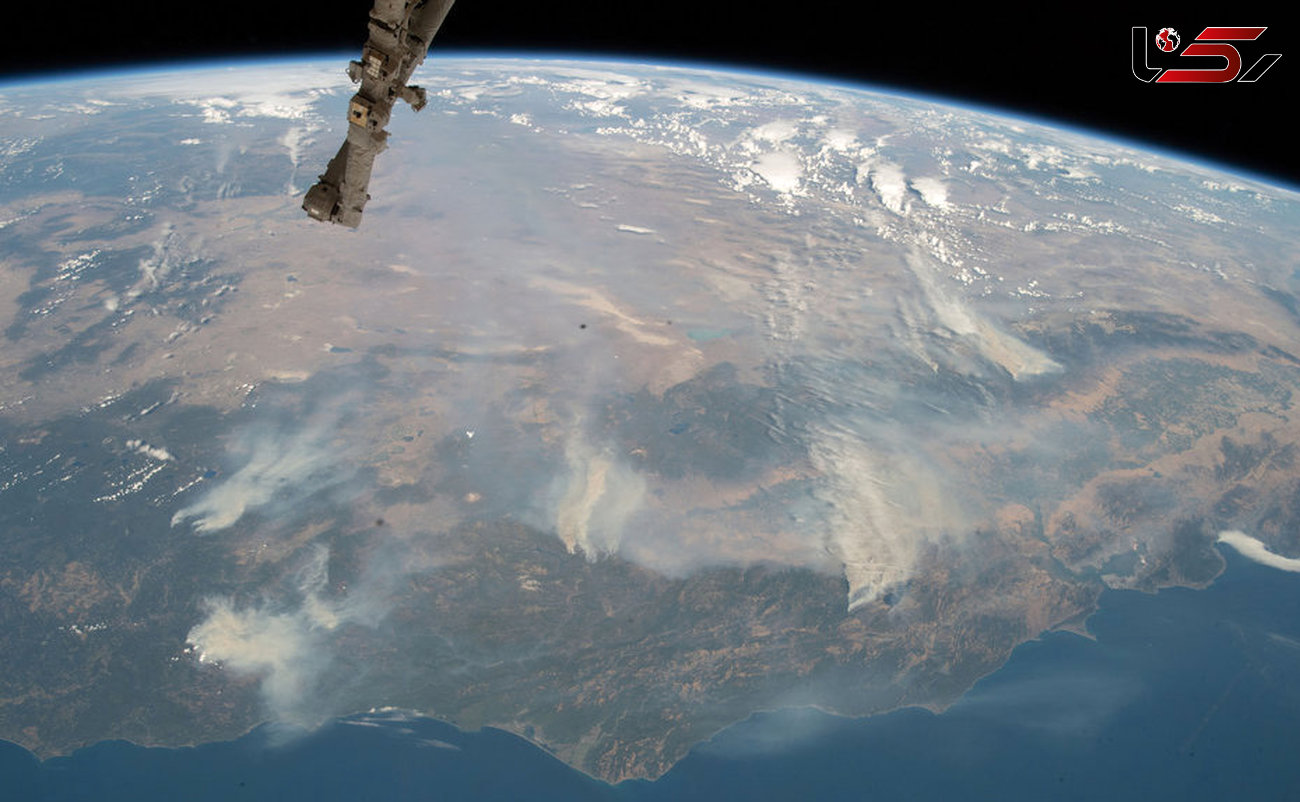 تصاویر تکان دهنده ماهواره‌ای از بزرگترین آتش‌سوزی تاریخ کالیفرنیا 