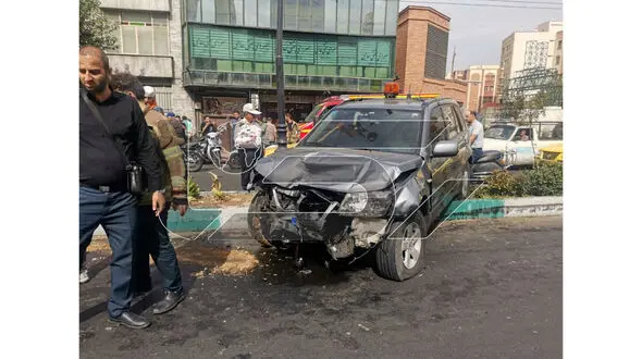 حادثه دلخراش در خیابان ۱۷ شهریور / خودروی حمل پول به چندین خودرو برخورد کرد