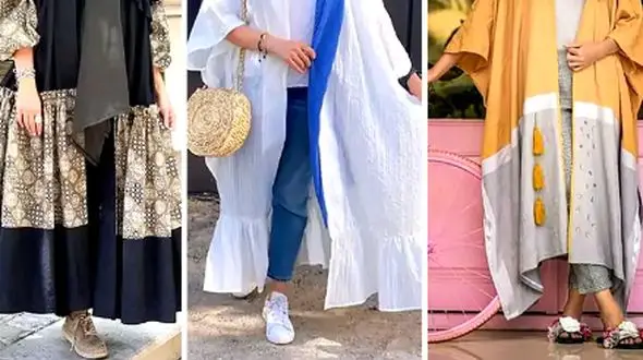 جدیدترین مدل‌ های مانتوی اورسایز بلند؛ طراحی‌ های شیک و مزونی