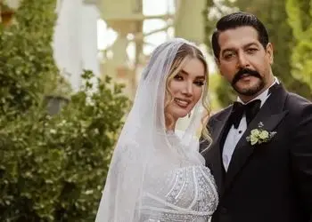 فیلم/ متین ستوده برای بار دوم لباس عروس پوشید / خانم بازیگر از عروس شدن خوشش اومده!