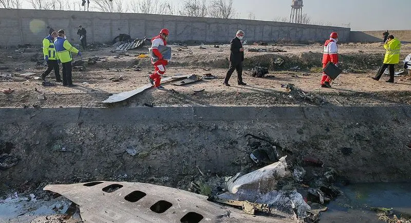 تصاویر : سقوط هواپیمای اوکراینی