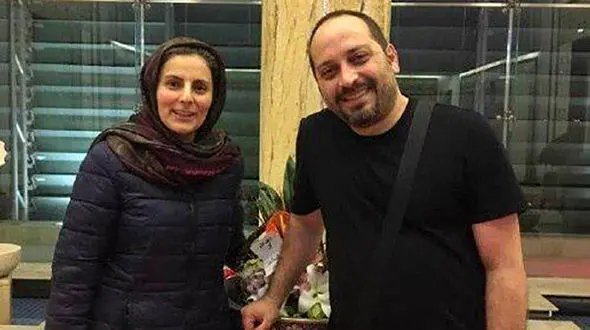 اولین عکس از نگار قدسی در خاک ایران پس از آزادی