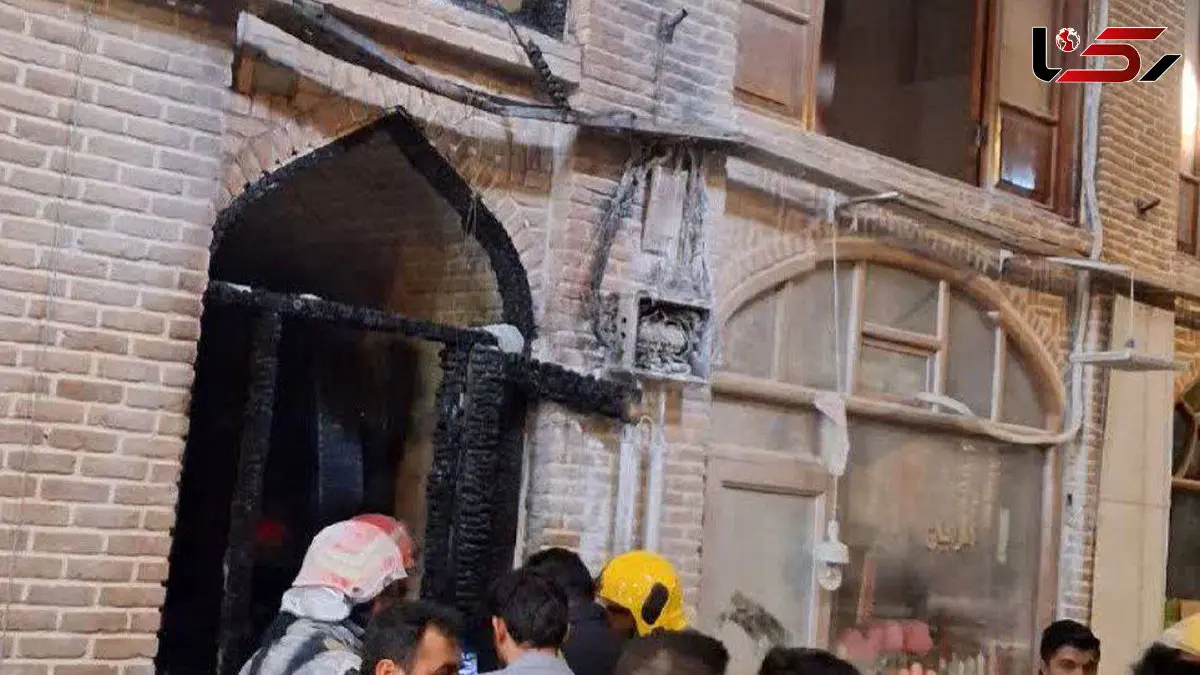 مهار سریع آتش‌سوزی در بازار تبریز با اقدام به‌موقع آتش‌نشانی
