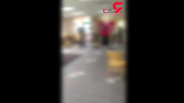 کتک کاری زنان جلف با مردها در یک رستوران + فیلم