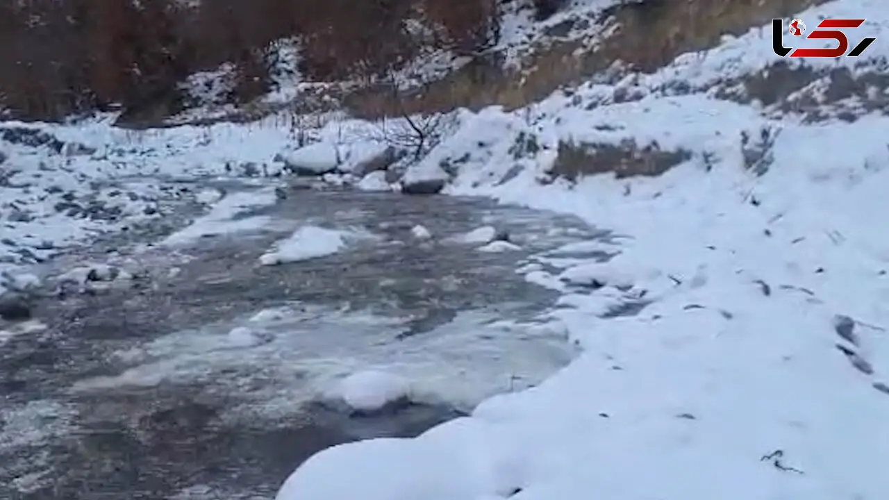 فیلم زمستان تماشایی سوادکوه در کنار قلعه کنگلو