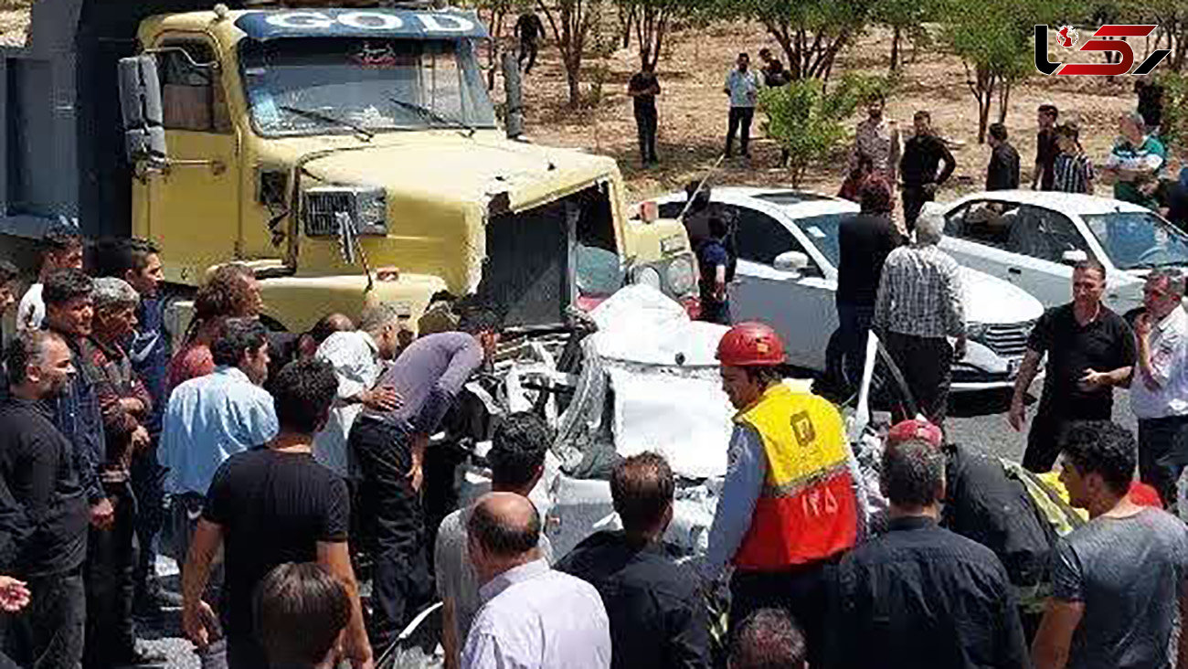 3 کشته در تصادف زنجیره ای در اتوبان پاسداران تبریز  + جزییات